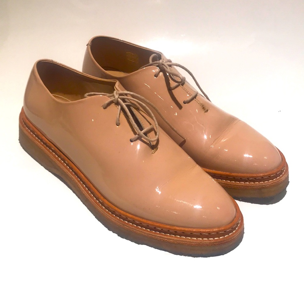 Want Les Essentiels patent leather oxfords